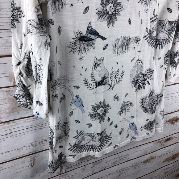 Anthropologie Postmark Creature Comforts top - Picture 5 of 8